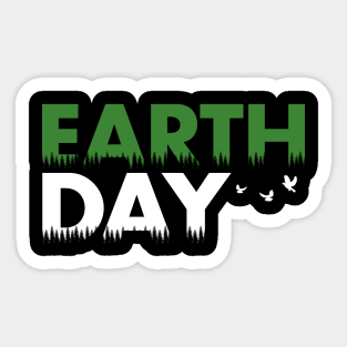 Earth day Sticker